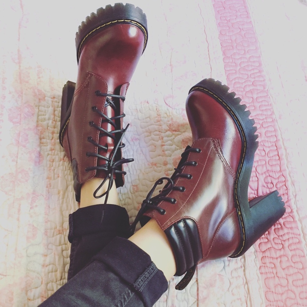 Dr. Martens cherry red Persephone boot